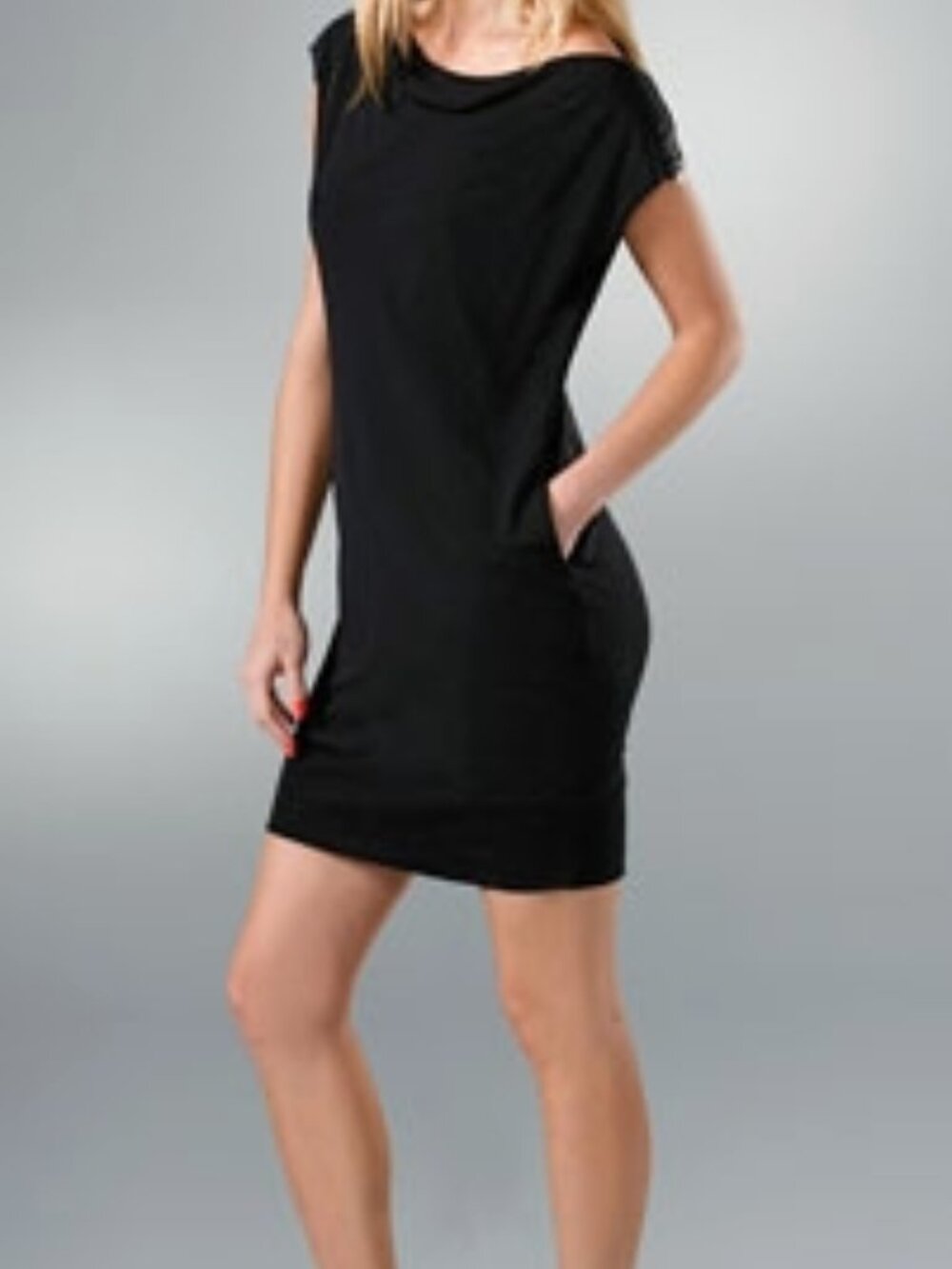 DIANE von FURSTENBERG HENDRIX BLACK DRESS - US 6 - UK 10 - NWT
